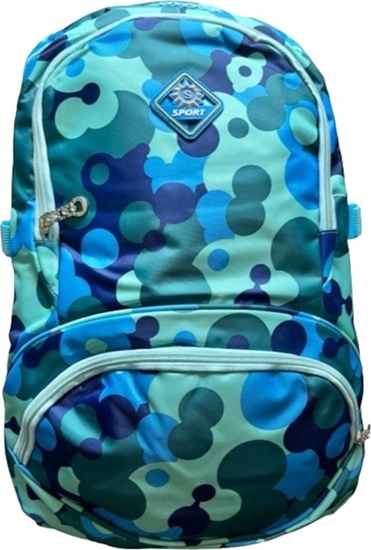 Изображение Motivo Plecak szkolny Motivo Niebieskie Kule + Worek do butów [H]