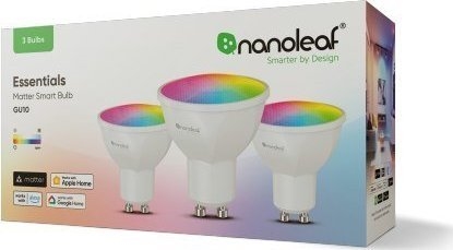 Attēls no Motorola Nanoleaf Essentials Smart - zestaw 3 arówek GU10 (technologia Matter)