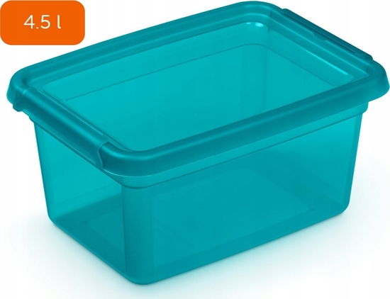 Изображение Moxom Pojemnik do przechowywania MOXOM BaseStore Color, 4,5l, ocean, transparentny niebieski