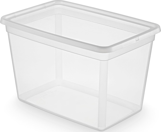 Изображение Moxom Pojemnik do przechowywania MOXOM, Basestore, z klipsem, 60l, transparentny