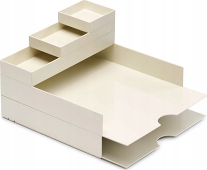 Изображение Moxom Zestaw pojemników MOXOM Modular Desk Set, 320x260x60mm, 5 szt., biay