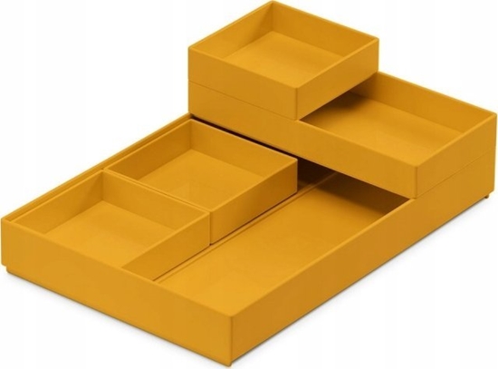 Изображение Moxom Zestaw pojemników MOXOM Modular Tray, 250x170x35mm, 5 szt., óty