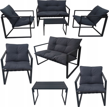 Picture of Mozos Lounge-Set Zestaw mebli wypoczynkowych dla 4 osób