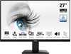 Picture of MSI Pro MP273A 27 Inch Monitor, Full HD (1920 x 1080), 100Hz, IPS, 4ms, HDMI, DisplayPort, VGA, Built-in Speakers, Anti-Glare, Anti-Flicker, Less Blue light, TÜV Certified, VESA, Kensington, Black