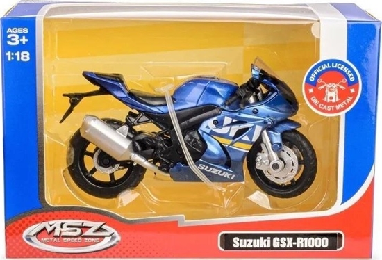 Picture of MSZ 1:18 SUZUKI GSX-R1000/ 67703/blue