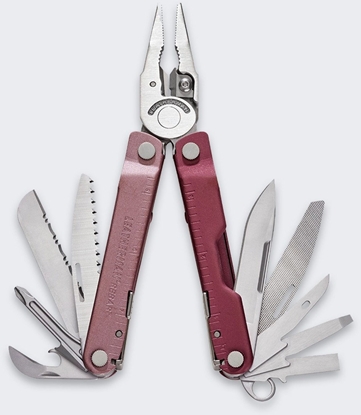 Attēls no Multitool Leatherman Rebar Etui CranBerry