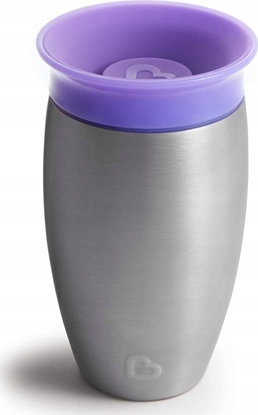 Attēls no Munchkin MUNCHKIN nerdijanio plieno puodelis, Miracle 360, 12mn+, violetinis, 296ml, 05190901