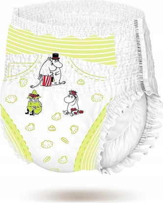 Attēls no Muumi Baby, Pieluchomajtki ekologiczne 5 (10-15kg), 54 szt. BIG PACK