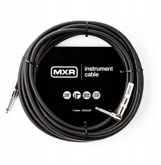 Picture of MXR Standard instrument cable with angle connector 6 m, black