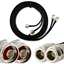 Picture of N Male Hex to N Female 10m Twin Coaxial Cable — HF240 (LMR240 equivalent)