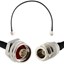 Picture of N Male Hex to N Female 50cm Coaxial Cable — HF240 (LMR240 equivalent)