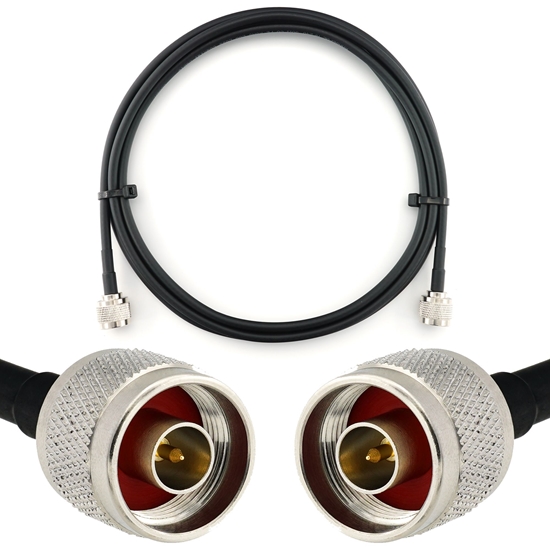 Picture of N Male to N Male 3m Coaxial Cable — HF240 (LMR240 equivalent)