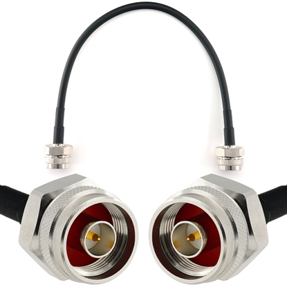 Изображение N Male to N Male Hex 30cm Coaxial Cable — HF240 (LMR240 equivalent)