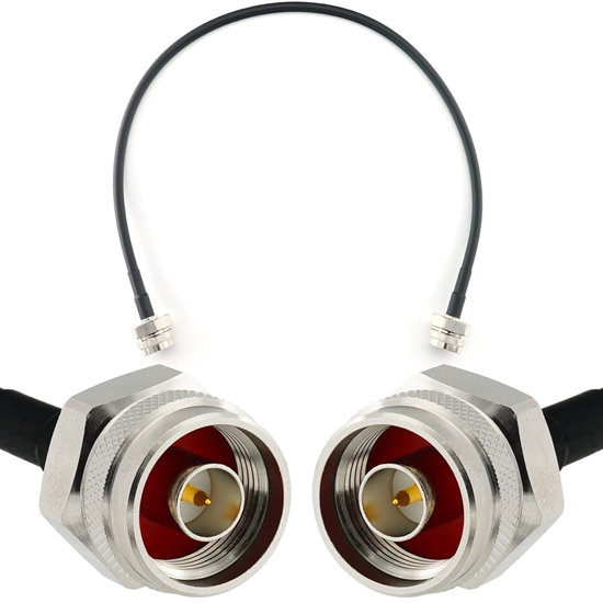 Изображение N Male to N Male Hex 50cm Coaxial Cable — HF240 (LMR240 equivalent)