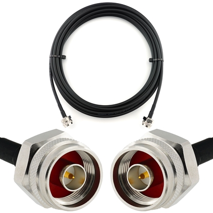 Изображение N Male to N Male Hex 7m Coaxial Cable — HF240 (LMR240 equivalent)