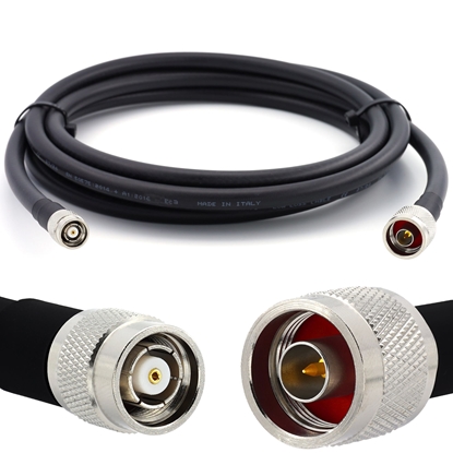 Изображение N Male to RP-TNC Male 15m Flexible Coaxial Cable — LMR400 UF UltraFlex equivalent