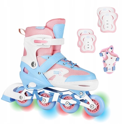 Picture of NA0189 ZESTAW LED YWOROLKI OCHRANIACZE MOONBEAM BIAE ROZM. S(31-34) NILS EXTREME