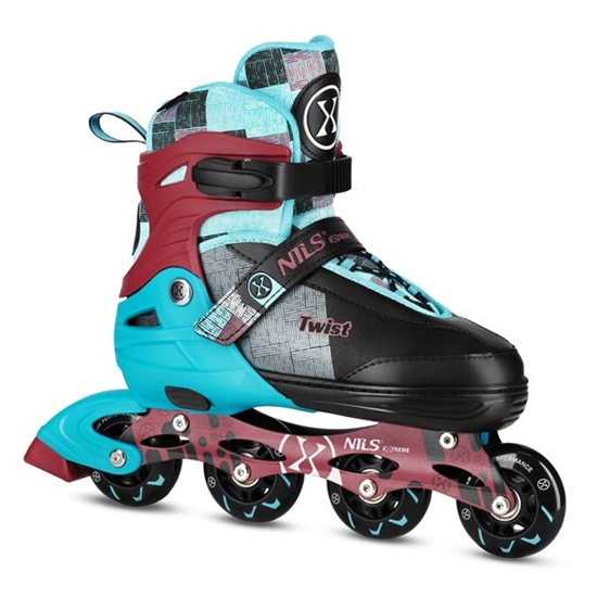 Picture of NA13810 IN-LINE SKATES TWIST BLUESIZE M(35-38) NILS EXTREME