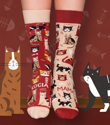 Picture of Nadwyraz.com Skarpety dugie Kocia mama 39-42