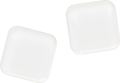 Attēls no NAGA Magnet Naga Squircle 2,5x2,5cm hvid Super Strong 2stk/pak