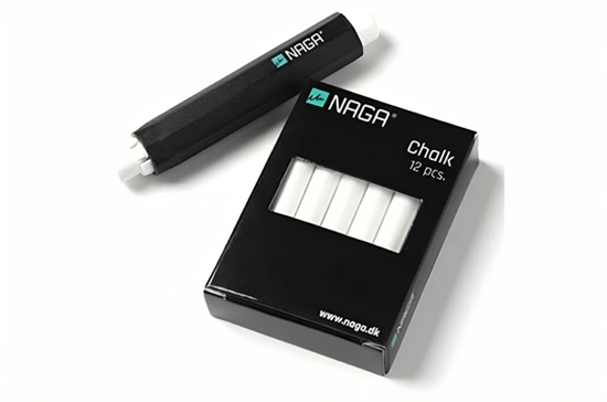 Изображение NAGA Tavlekridt holder med 12 stk. tavlekridt Kridt 18x2x11,5mm (1stk)