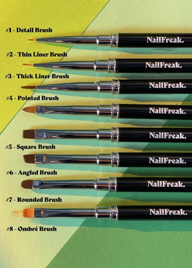 Picture of Nailfreak NailFreak Pensel Sæt m/8 pensler