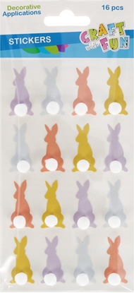 Attēls no NAKLEJ WN KROLIK Z POMP 16SZT CF12/144