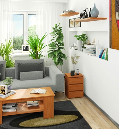 Picture of Naktinis staliukas Akord CL3, rudas