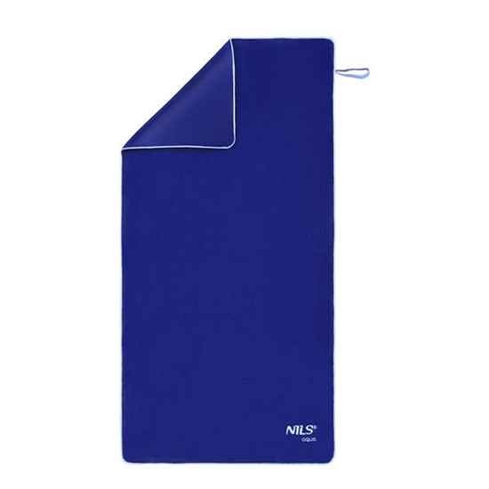 Picture of NAR14 Mikrošķiedras frotē dvielis tumši zils 160x80cm NILS AQUA