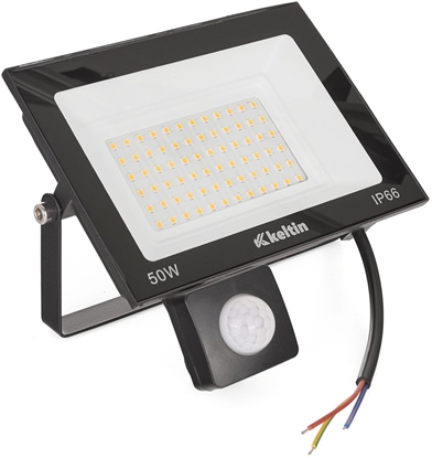 Изображение Nawietlacz KELTIN Nawietlacz LED 50W z czujnikiem ruchu  barwa biaa zimna 6500K (20)