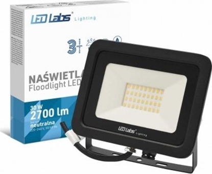Picture of Nawietlacz LED FLOODLIGHT 30W 2550lm 4000K IP65 neutralna biaa NW czarny 3 lata gwarncji LED LabsFAROFORM