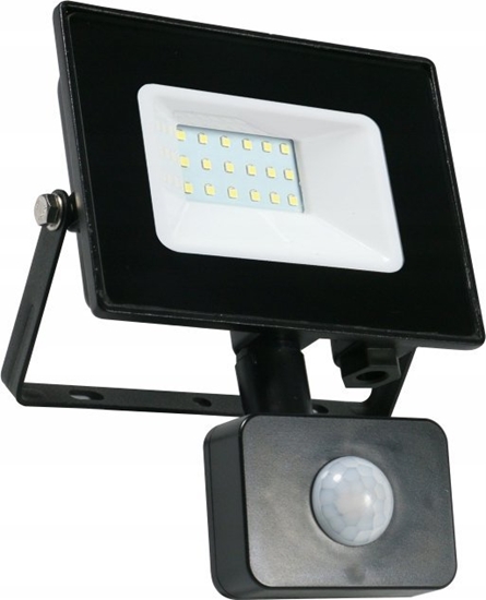 Picture of Nawietlacz Lumax Nawietlacz LED Lumax Heda Floodlight HFL120NS 20W 1600lm 4000K 120° IP44 czujnik ruchu PIR czarny