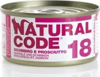 Picture of Natural Line s.r.l Karma mokra 18 z makrel i szynk sos 85g