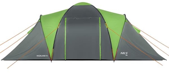 Изображение NC6431 NAMIOT KEMPINGOWY ZIELONO-SZARY HIGHLAND IV NILS CAMP