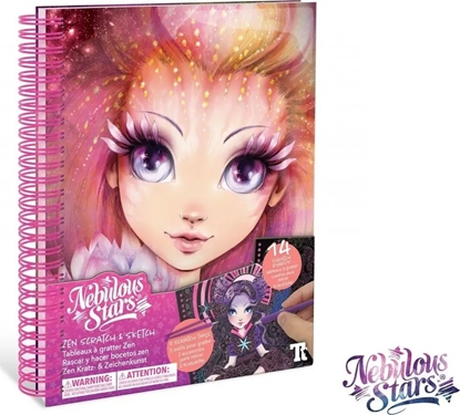 Attēls no NEBULOUS STARS krybin braiymo knyga Zen Scratch & Sketch, 11128