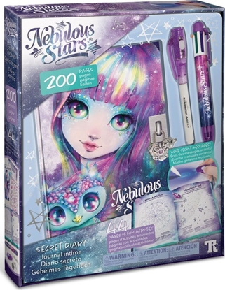 Attēls no Nebulous Stars Pamitnik na kódk - z niewidzialnym pisakiem i latark UV do odczytywania Isadora