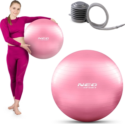 Picture of Neo-Sport Pika do wicze 55 cm NS-950 róowa