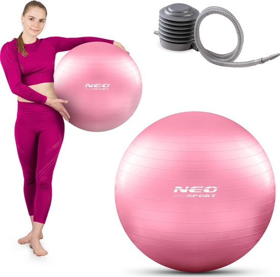 Picture of Neo-Sport Pika do wicze 55 cm NS-950 róowa