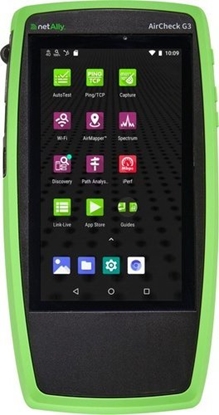Attēls no NetAlly AirCheck G3 PRO analizer sieci Zielony