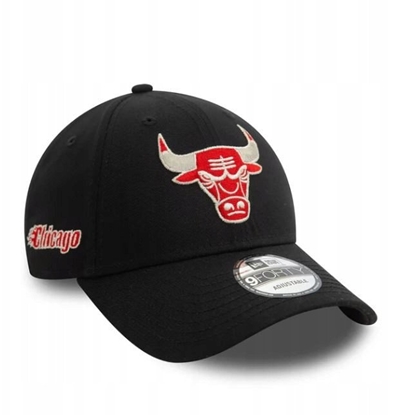 Picture of New Era 9FORTY Chicago Bulls Metallic NBA Cap 60580841 Czarne OSFM