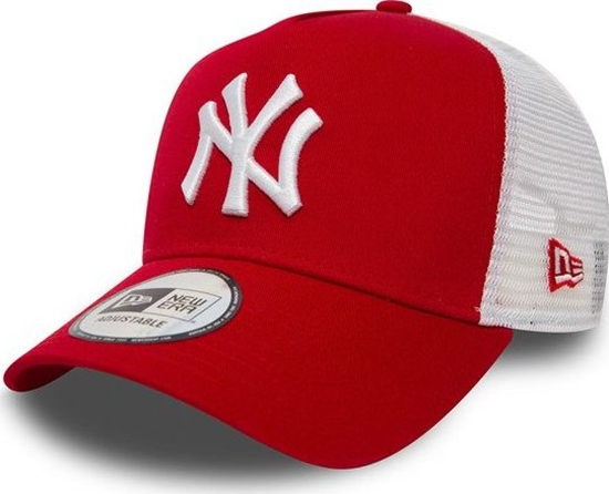 Picture of New Era Czapka New York Yankees Clean A Frame Trucker czerwono-biaa (11588488)