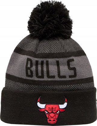 Изображение New Era New Era Jake Cuff Beanie Chicago Bulls Hat 60565217 szary OSFM