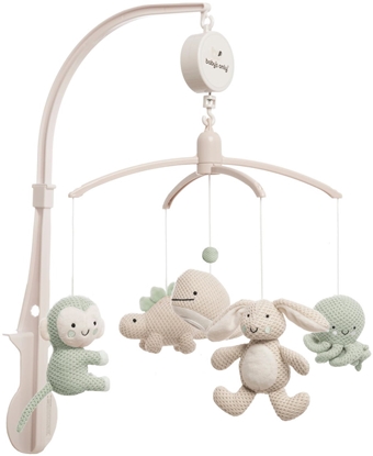 Attēls no New! Baby's only musical carousel animals 0+ Laurel green/ Warm linen BO-815.023.062.50