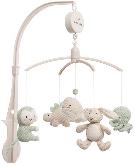 Picture of New! Baby's only musical carousel animals 0+ Laurel green/ Warm linen BO-815.023.062.50