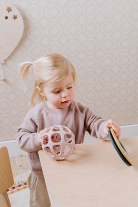 Picture of New! Baby's only silicone teether ball 0+ Old pink BO-860.862.007.50