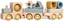 Picture of New! Baby's only wooden toy train 10+ Swirl BO-860.852.810.50