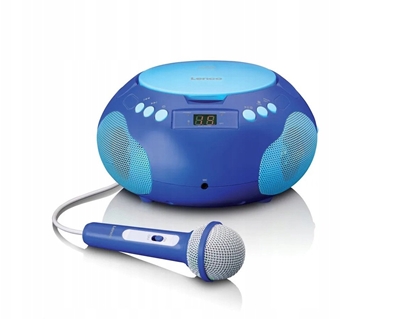Picture of New! Lenco CD player with bluetooth and microphone blue SCD-625BU