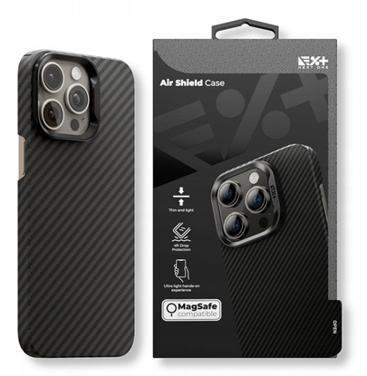 Picture of NEXT ONE Etui AirShield MagSafe Carbon iPhone 16 Pro Max