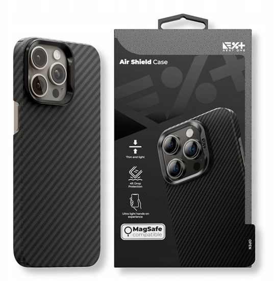 Picture of NEXT ONE Etui AirShield MagSafe Carbon iPhone 16 Pro Max