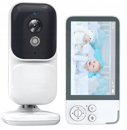 Изображение Niania Elektroniczna, 3,5" wywietlacz, wejcie do adowania typu C